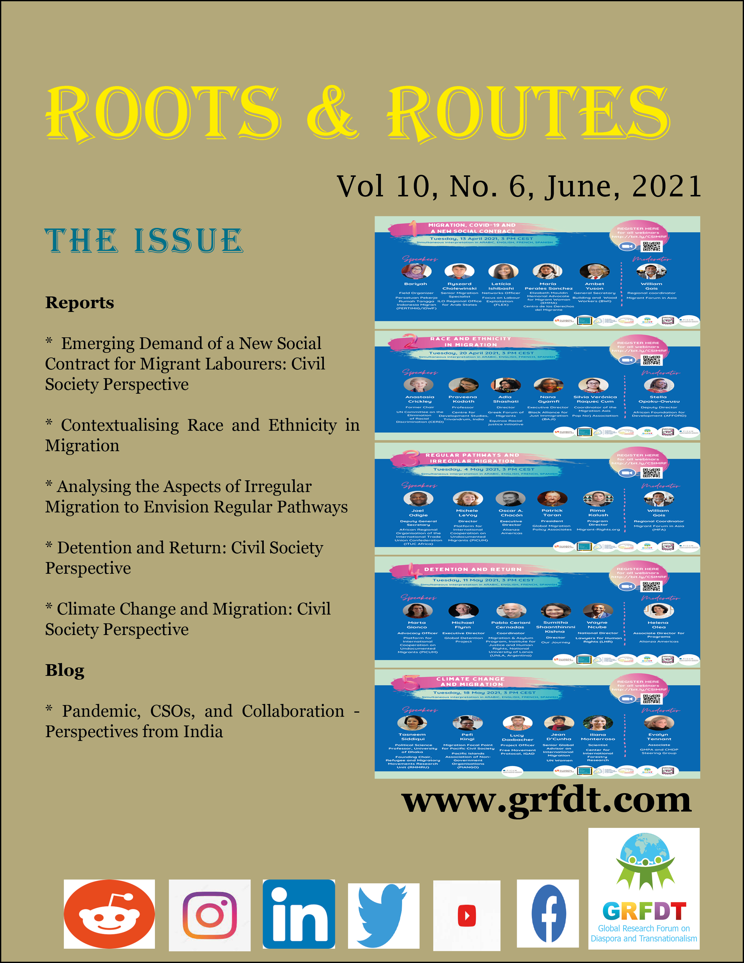 Roots & Routes, June, 2021