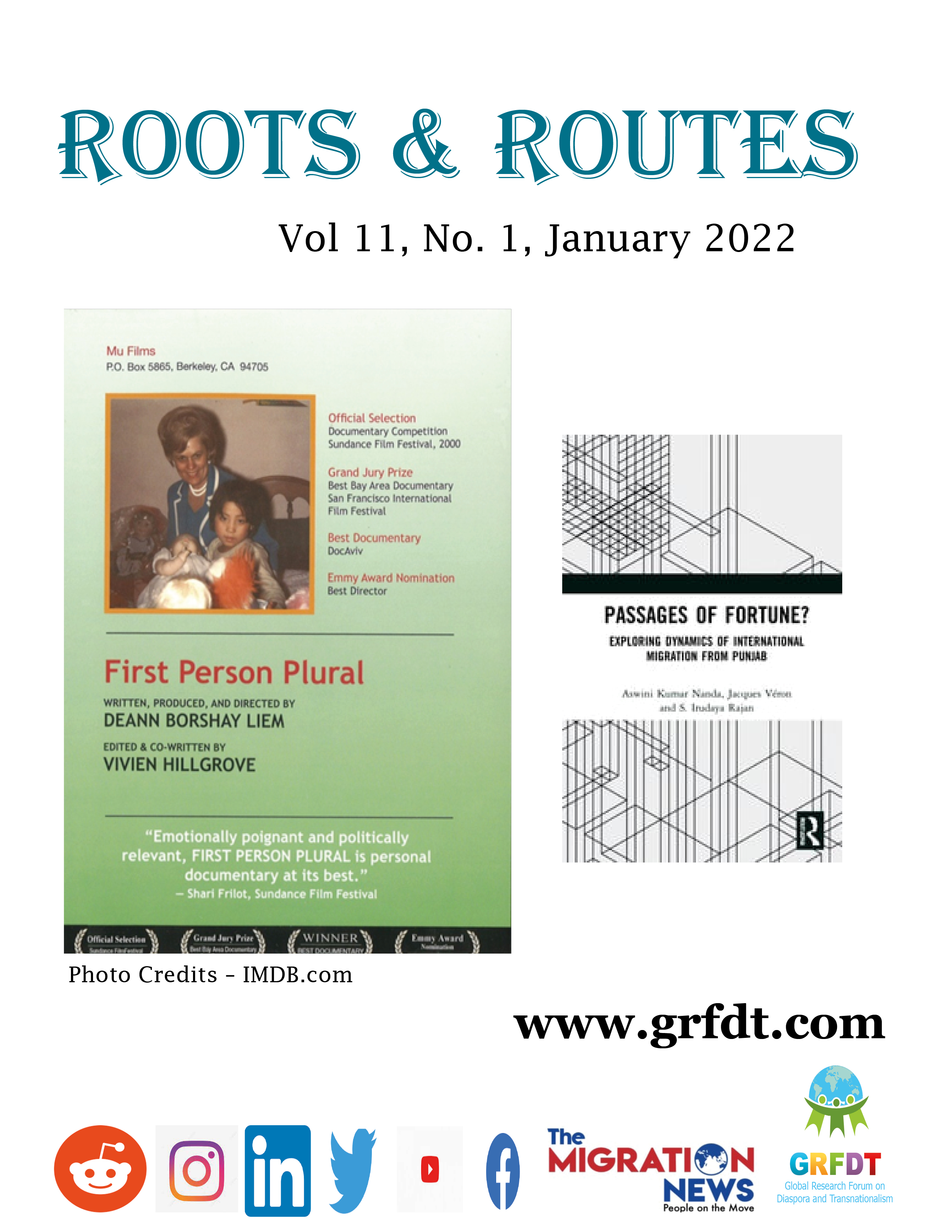Roots and Routes,  January 2022